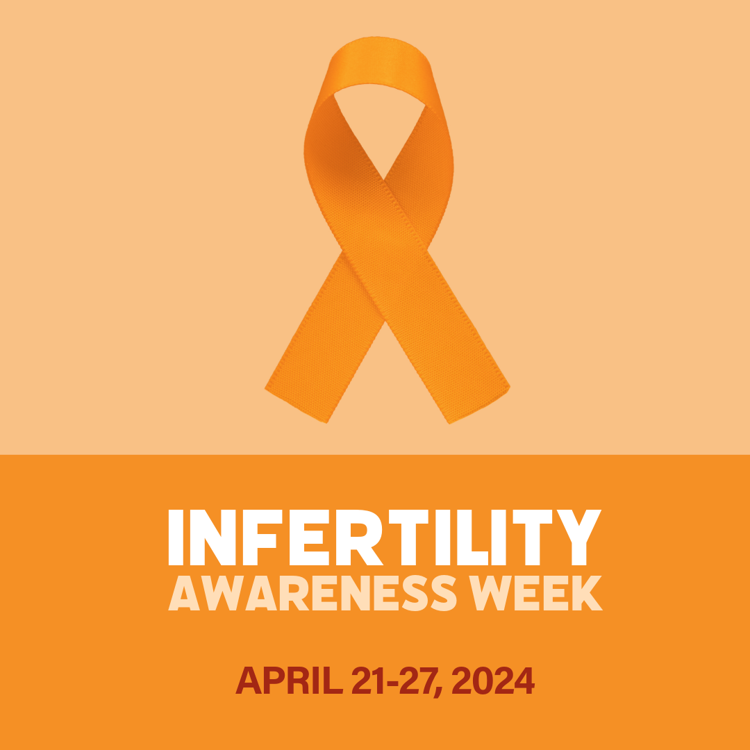 IAW infertility Awareness Week Ribbon